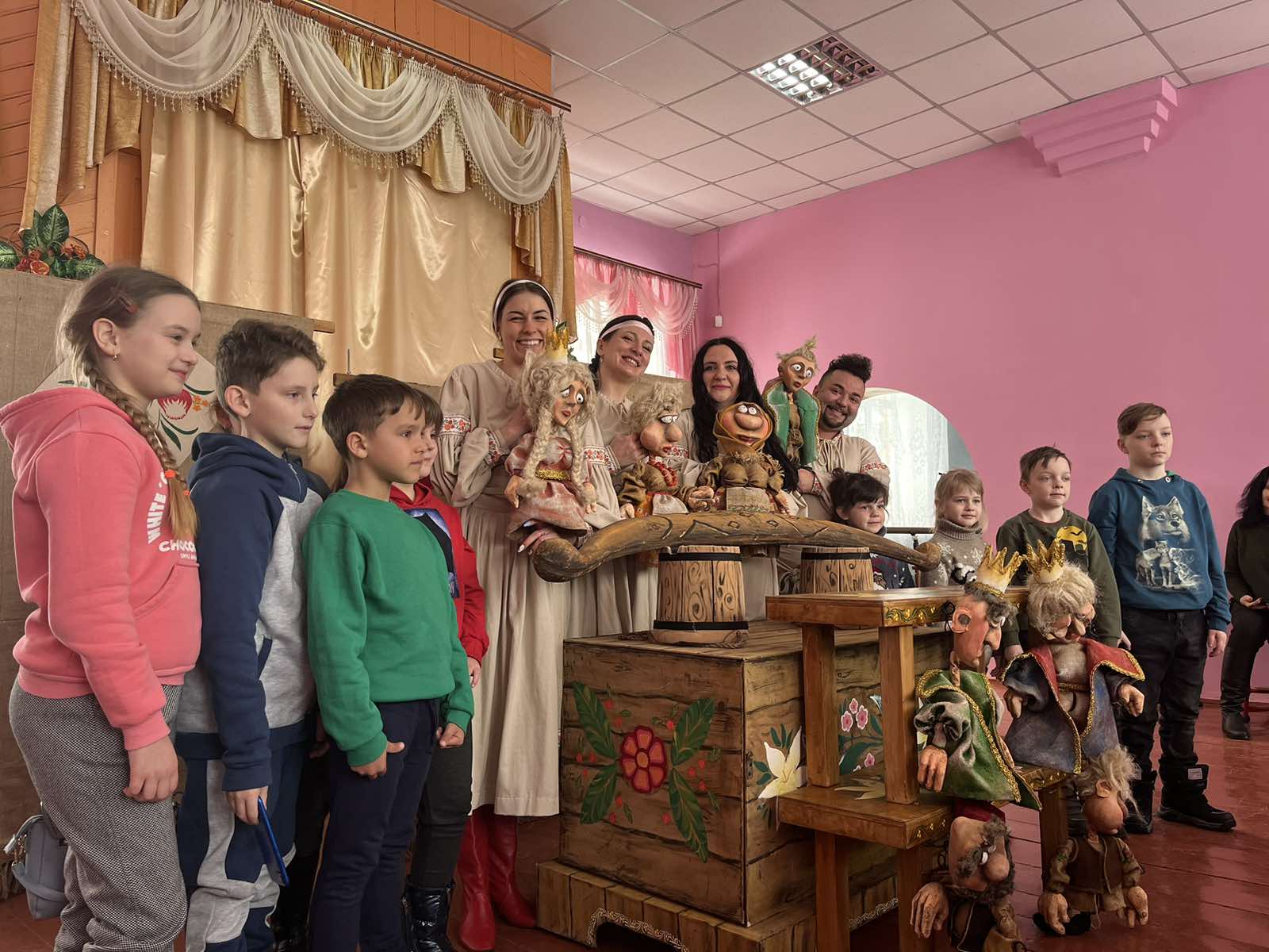 Житомирський театр ляльок завітав з новою виставою до дітлахів Бердичівського району!