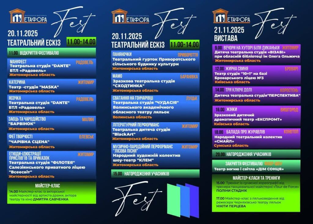 «Метафора FEST» у Житомирі!