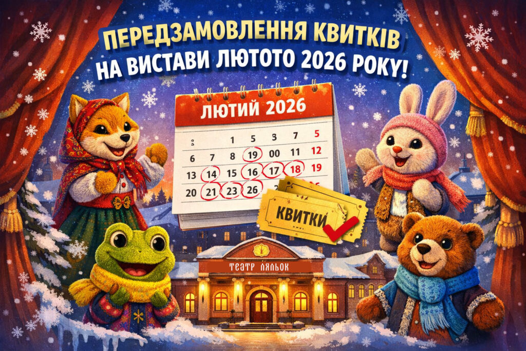Плануйте лютий разом із театром ляльок!