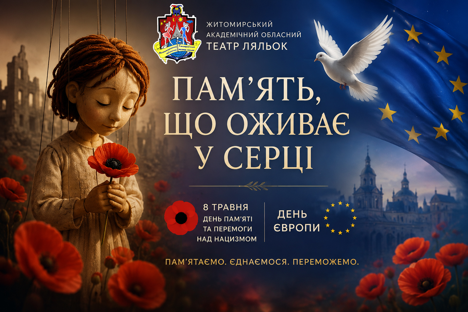 Пам’ять, що оживає у серці. До Дня Європи та Дня пам’яті і перемоги над нацизмом. ВІДЕО