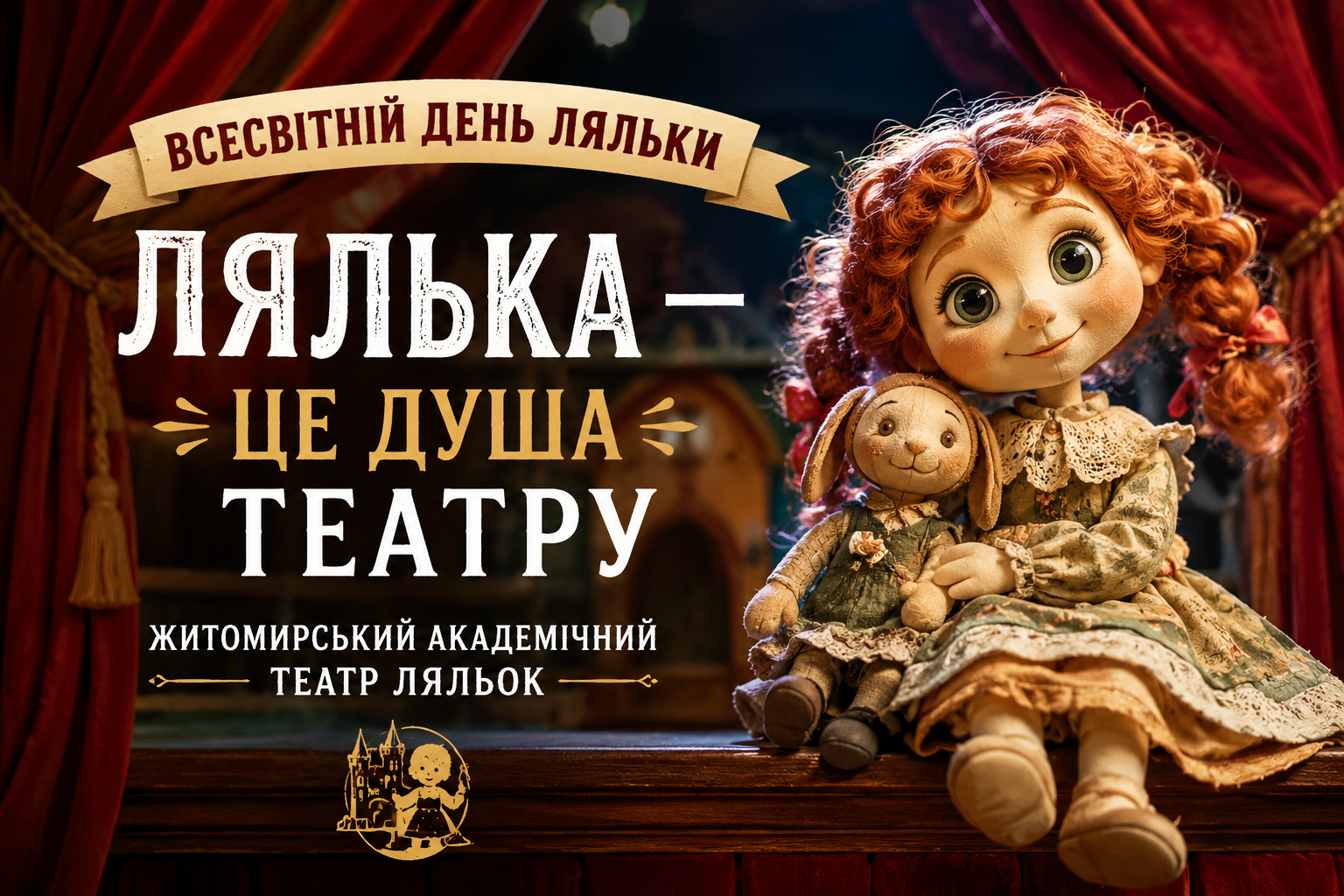 У Всесвітній день ляльки: у Житомирському театрі нагадали, що лялька – це не іграшка, а жива душа театру