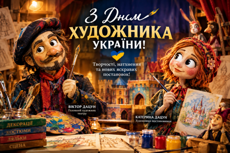 Житомиряни вітають Віктора Дацуна та Катерину Дацун із Днем художника України